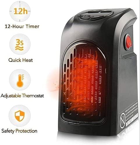 Wall-Mounted Electric Energy-Saving Portable Silent Infrared Room Heater With Timer and LED Display