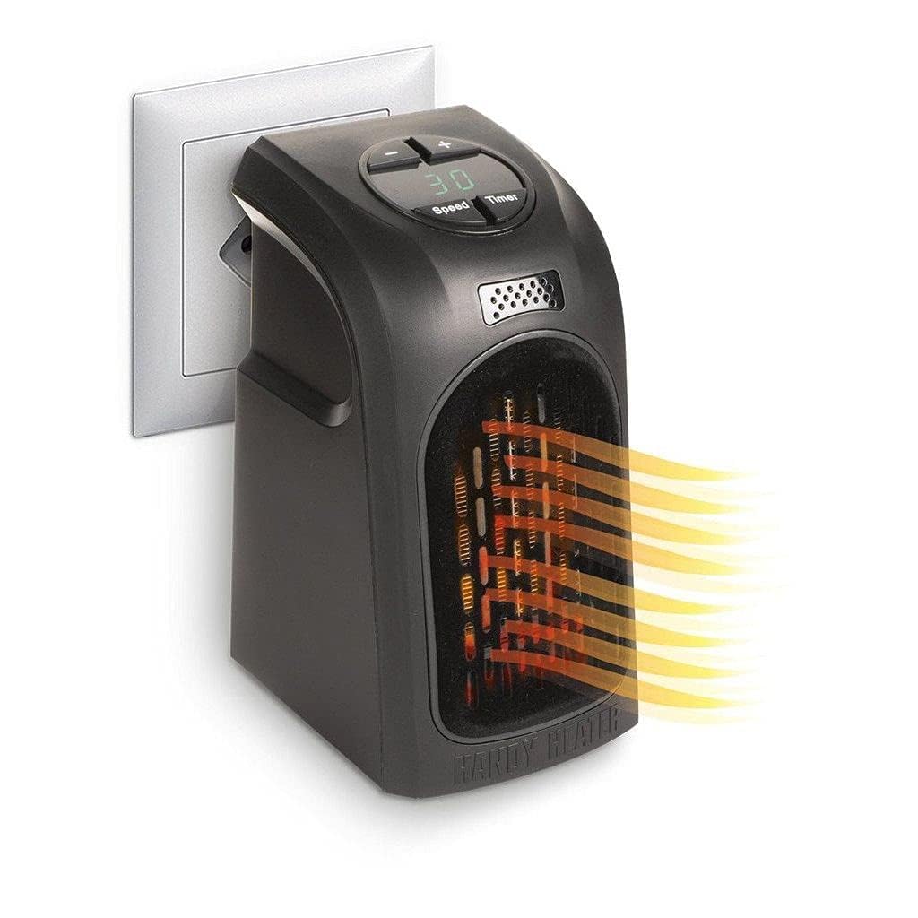 Wall-Mounted Electric Energy-Saving Portable Silent Infrared Room Heater With Timer and LED Display