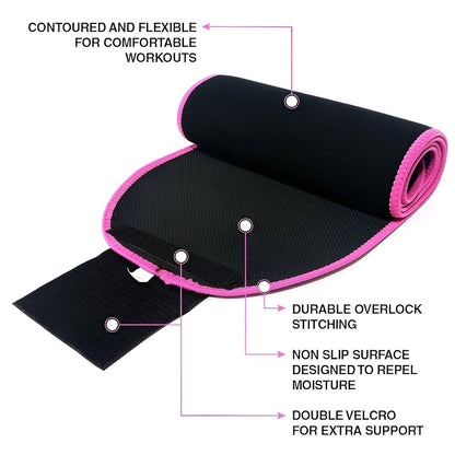 Adjustable Sweat Slim Belt for Women | Tummy Trimmer Belt for Fat Loss Daily Use