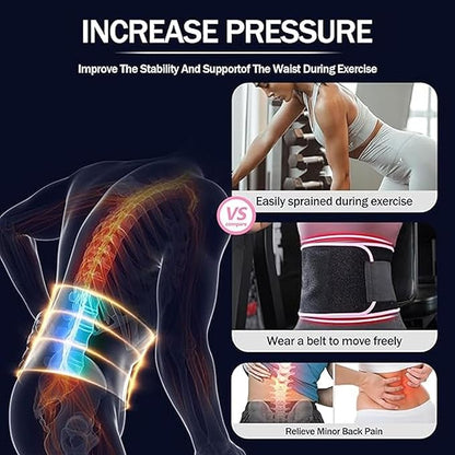 Adjustable Sweat Slim Belt for Women | Tummy Trimmer Belt for Fat Loss Daily Use