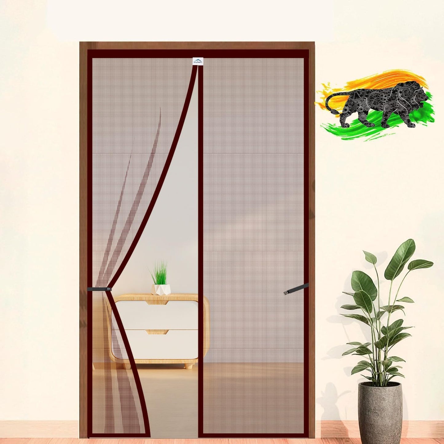 Magnetic Door Mosquito Net – Premium Self-Closing for All Door Types | Protection from Insects, Pets & KidsFriendly