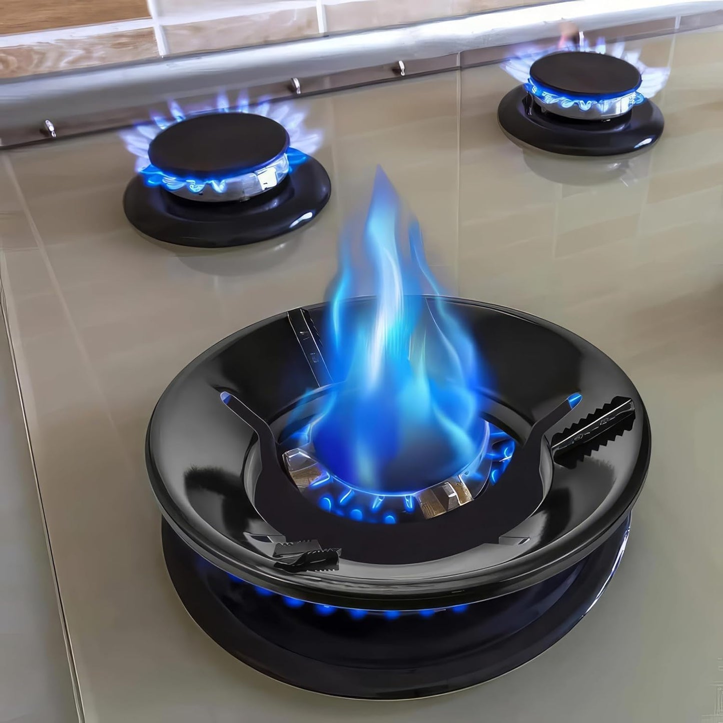 By Mummy Premium Gas Saver Burner Windproof Stand (Buy 1 Get 1 Free)