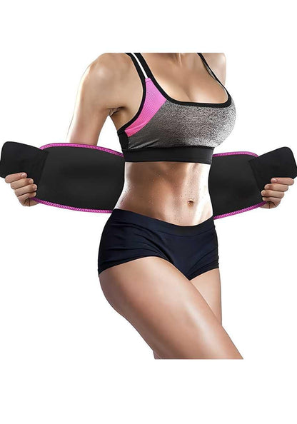 Adjustable Sweat Slim Belt for Women | Tummy Trimmer Belt for Fat Loss Daily Use