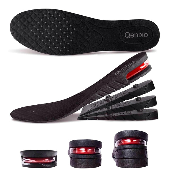 ByMummy 4-Layer Invisible Adjustable Height Increasing Insoles - Instant 3.5" Taller Shoe Lifts